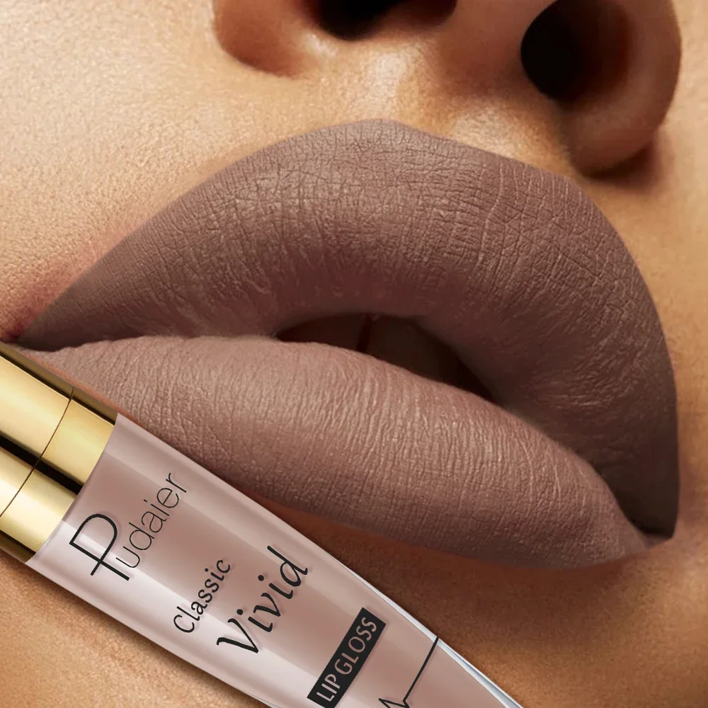 Aksamitna matowa szminka w kolorze czerwonym, długotrwała, wodoodporna, nawilżająca, nieklejąca się koloracja ust dla wszystkich odcieni skóry.