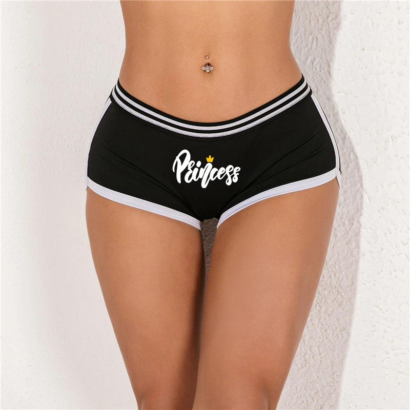Princess TEXTS Cotton Boy Shorts WIFE Gift Underwear for Women New Women Boxer Shorts Girl Panties Breathable Women\'s Intimates