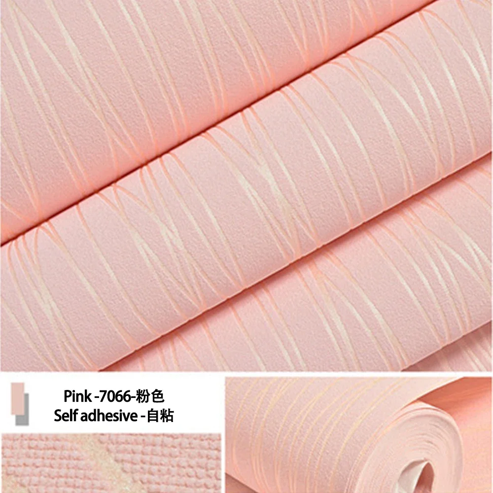 Self Adhesive Non-woven Wallpaper Modern Minimalist Vertical Stripe Pattern Wall Paper Home Decoration wallpaper