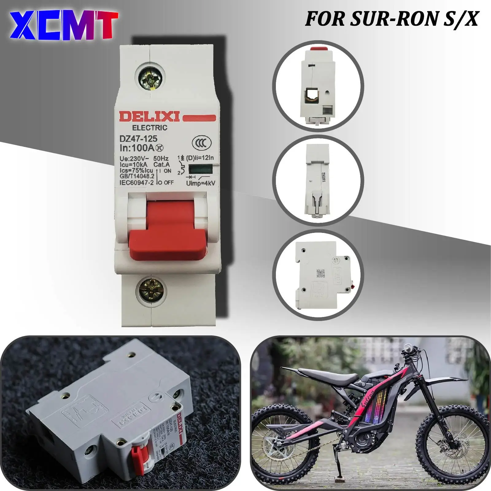 Motorcycle Accessory Power OFF Switch Battery Air Switch Stop Start Switch For Sur-Ron Surron Sur Ron Light Bee S X Off-Road