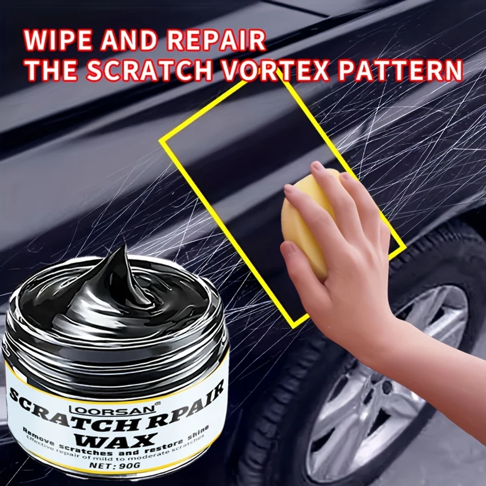 Universal Car Scratch Repair Wax - Quick-Acting Polish & Rubbing Compound for All Vehicles, PVC Material, Ideal for Plastic Surf