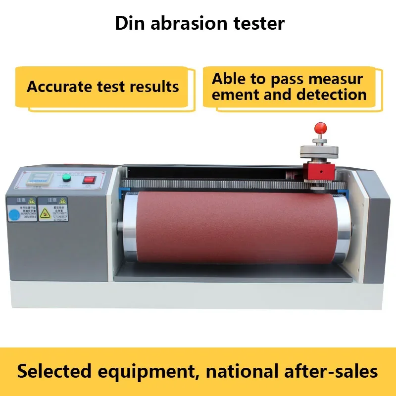 Wear tester plastic rubber roller leather roller wear tester din wear test instrument