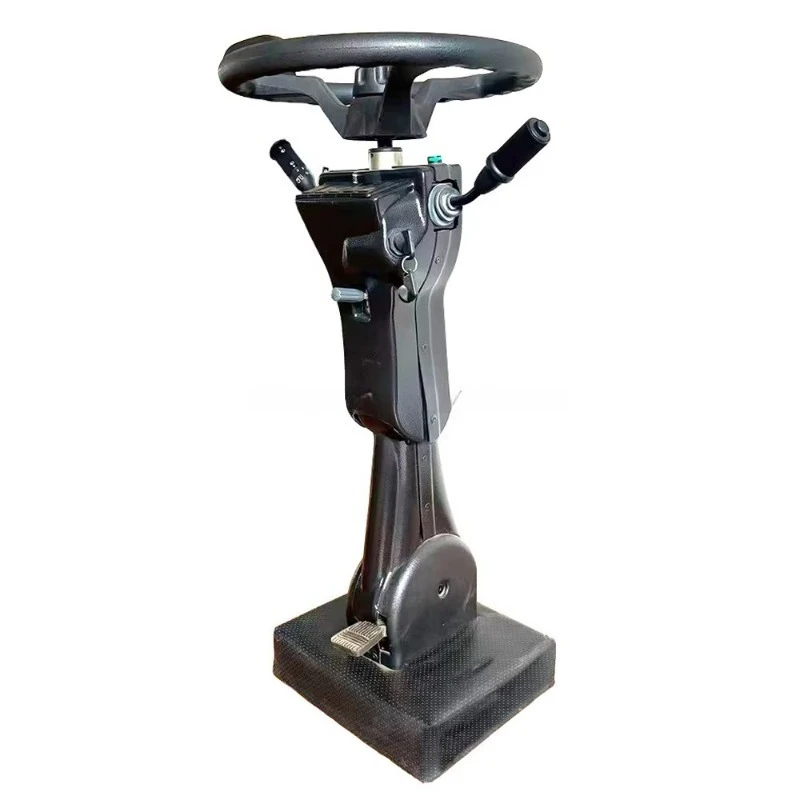Adjustable angle steering column assembly suitable for heavy-duty steering columns in off-road engineering vehicles
