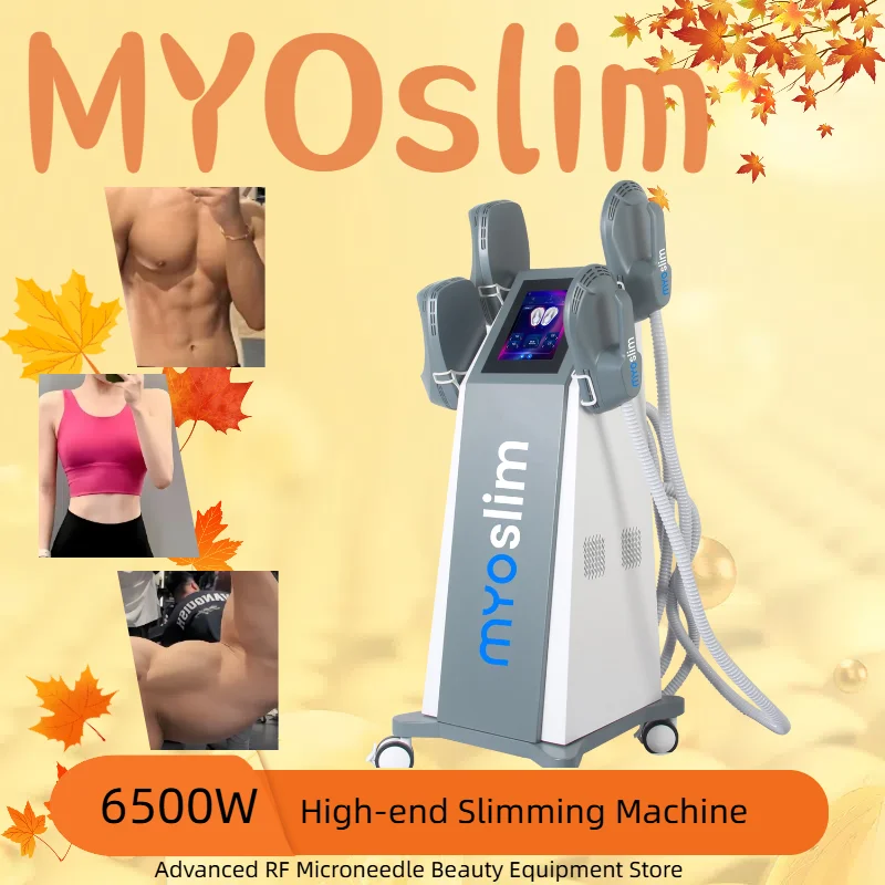 

Профессиональная радиочастотная машина MYOoslim NEO 6500 Вт Hi-EMT для скульптуры тела, сжигания жира, EMS, косметическое оборудование для похудения