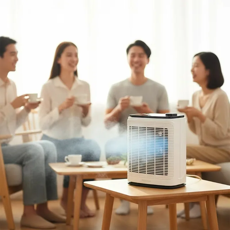 

Портативный электрический ионизатор воздуха для соляной терапии с отрицательными ионами для дома, спальни, рабочего стола, пластиковый корпус, бесшумный