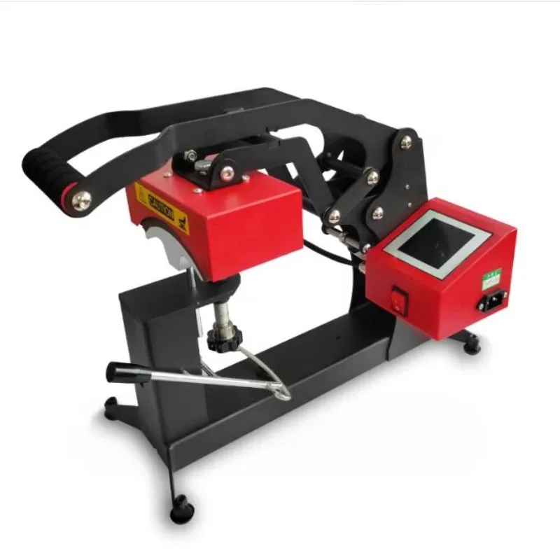 آلة نقل الحرارة للقبعة الملابس الرقمية 15 * 15 آلة الكي المسطحة آلة الضغط الحراري معدات النقل اليدوية