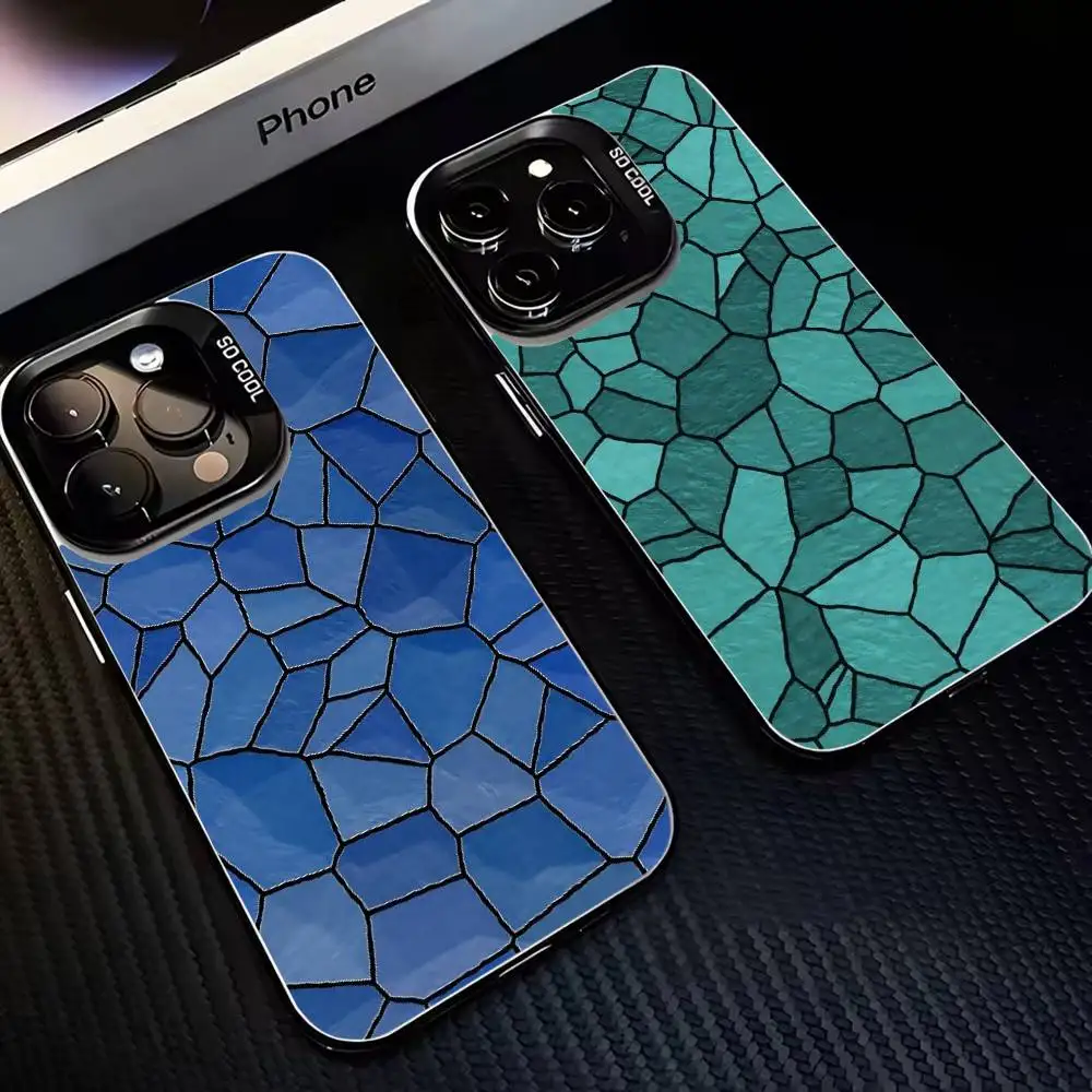 

Glass Illustration Phone Case For iPhone17,16,15,14,13,12,11 Plus,Pro Max Black Matte Shockproof Cover