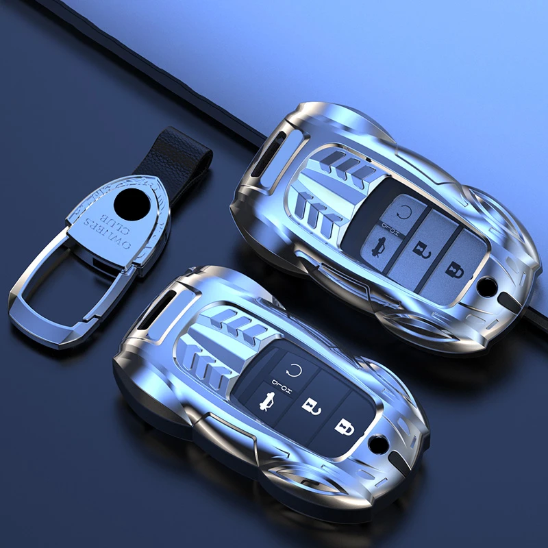 

Metal Car Remote Key Cover Case Holder shell Keychain Fob For Honda New Accord 11th Gen Civic Odyssey CRV ZRV XRV HRV e:NS1 2025