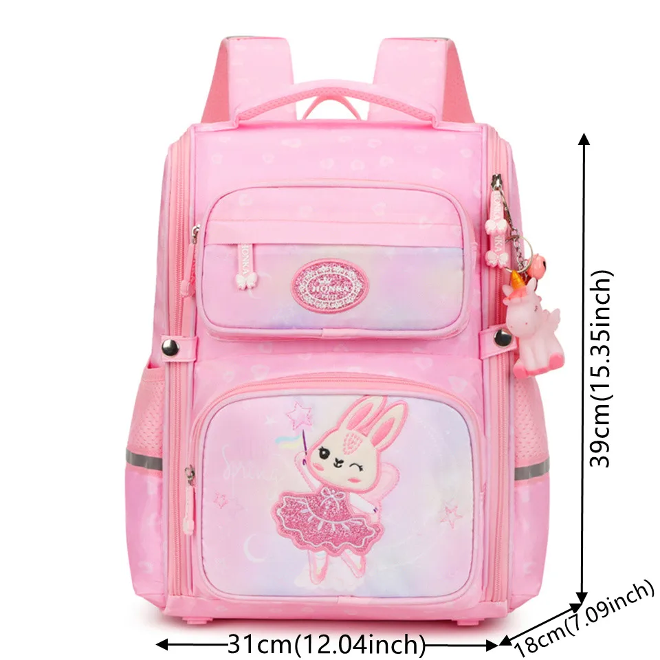 Girls High Quality Nylon Backpacks Cute Cartoon Characters Adolescent Shoulder Bag Travel Bagpack School Bags For Girls