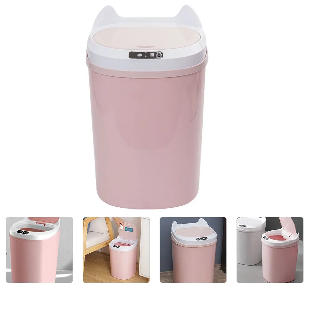 

Smart Trash Can Automatic Waste Bin Touchless Induction Garbage Box Home Office Hotel Dorm Rechargeable Long Life Stable