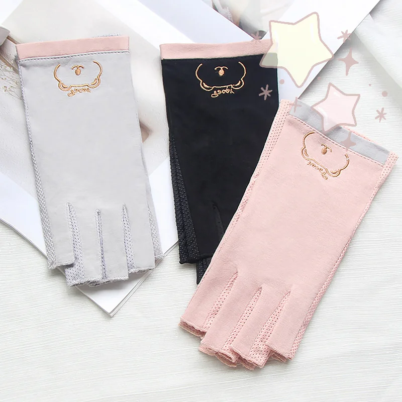 1 Para Rękawic Bez Palców Anty-UV do Paznokci, Ochrona przed Promieniowaniem UV Żelu, Manicure, Lampa LED, Rękawice Chroniące Ręce przed Promieniowaniem