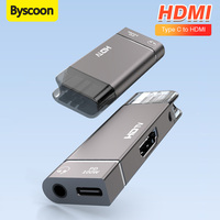 PD 100W Type-C to HDMI adapter 8K HD phone transmission charging 3.5mm headphone adapter for MacBook Chromebook Samsung Xiaomi