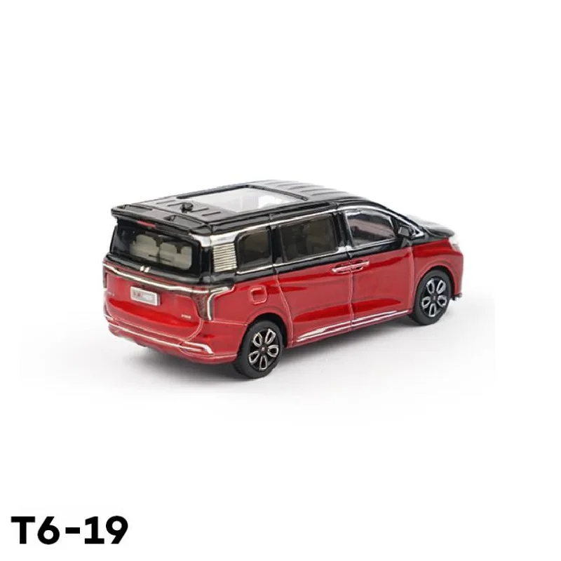 Xcartoys-Alloy Simulação Model Car, 1:64 Hong-qi HQ9 T6-19, vermelho e preto