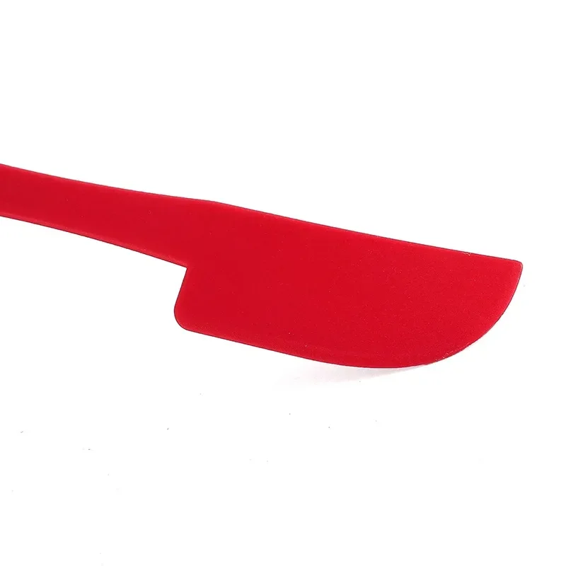 2PCS Red Scraper Cooking Tool Spatula for Cake Silicone Spatula Cooking Kitchen Pastry Spatula Mixer Cream Scoop Scraper Cream