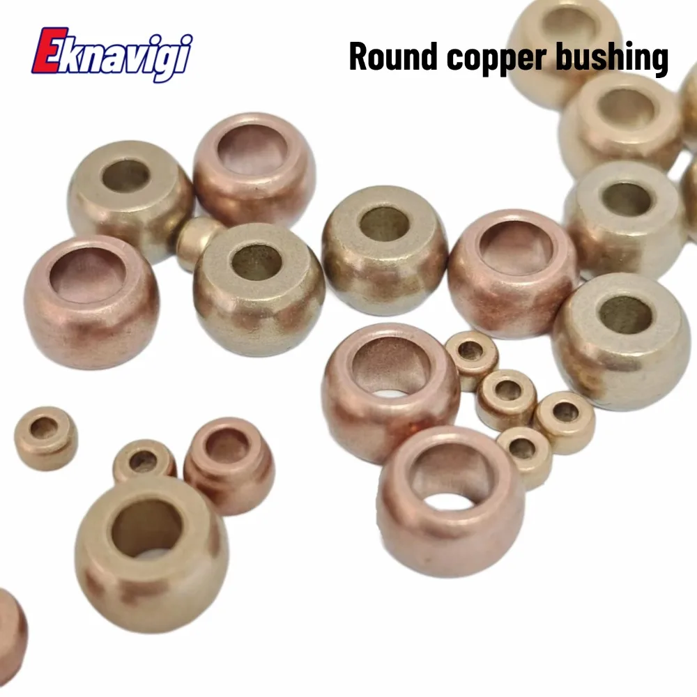 10PCS Self-lubricating Ball Bearings 10 Inner Diameter 2~6MM Round Copper Sleeve Spherical Oil Bearing