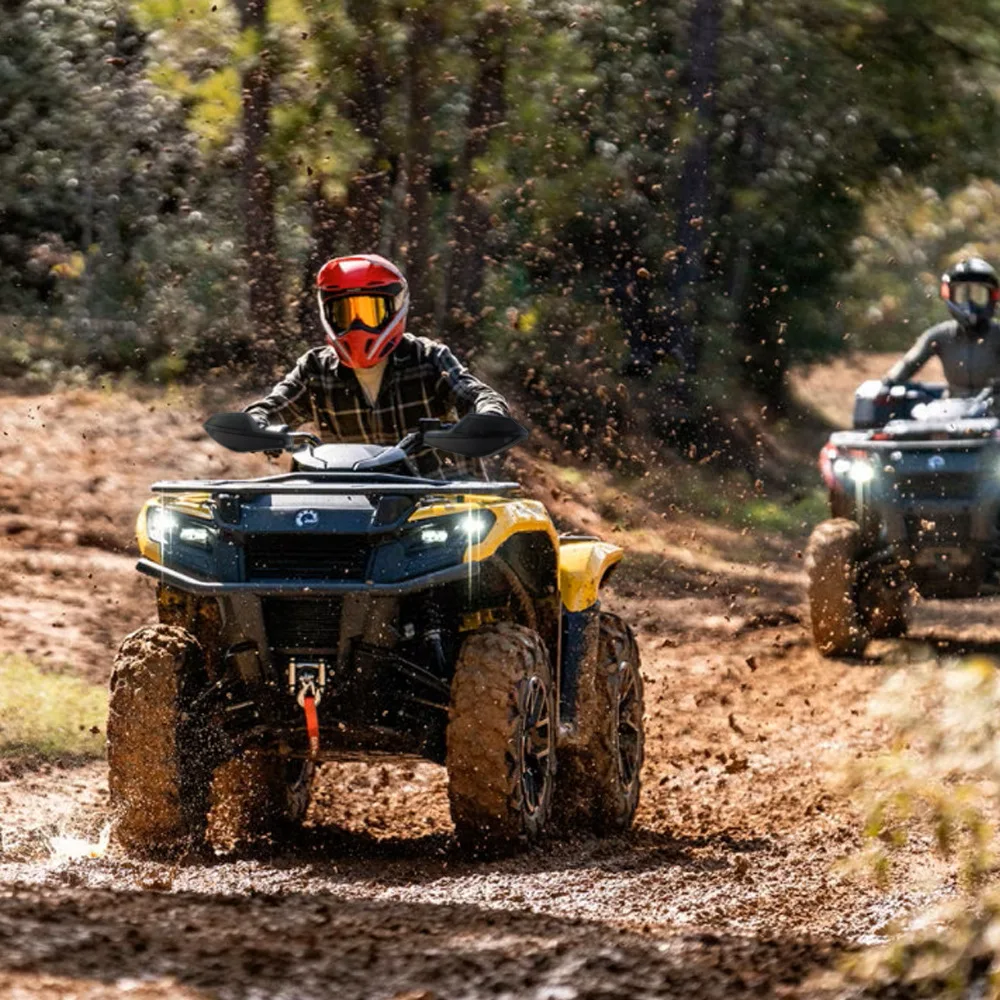 ATV Hand Guard Wind Deflector Handlebar Protector Kit for Can-Am Outlander 450 500 650 800 1000 Renegade DS G2 G2L G2S