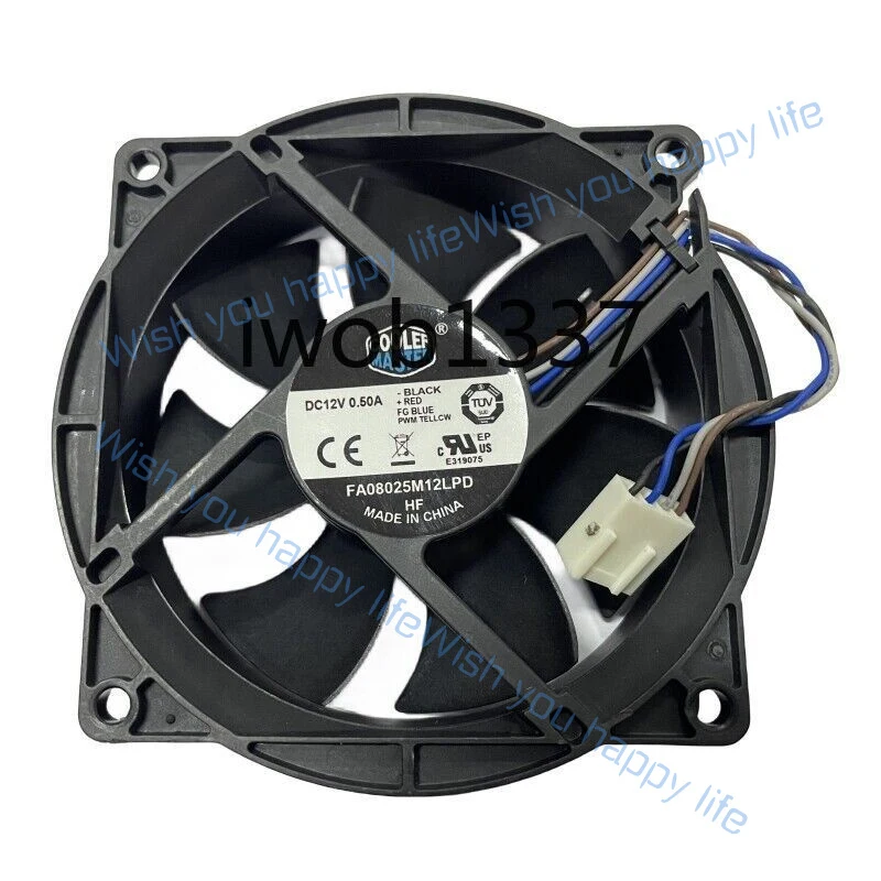 L... FA08025M12LPD New for CoolerMaster 12VDC 0.50A 4pin 80*80*25mm Cooling Fan