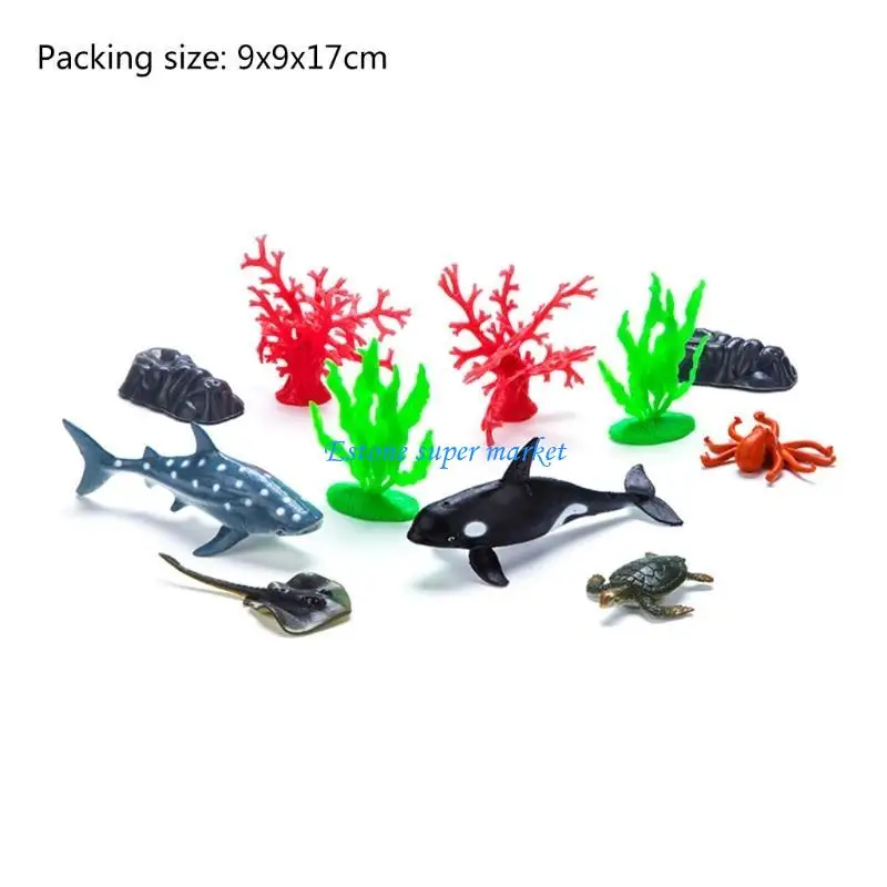 090B 模擬 PVC 製海洋動物おもちゃプレゼント面白いおもちゃグッズギフト