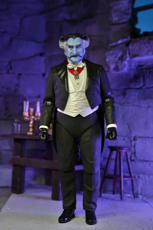 Neca Toys The Munsters Ul Timate The Count Figura de acción a escala de 7 ′′ Kits de modelos de muñecas originales Colección de garaje Decoración de regalo