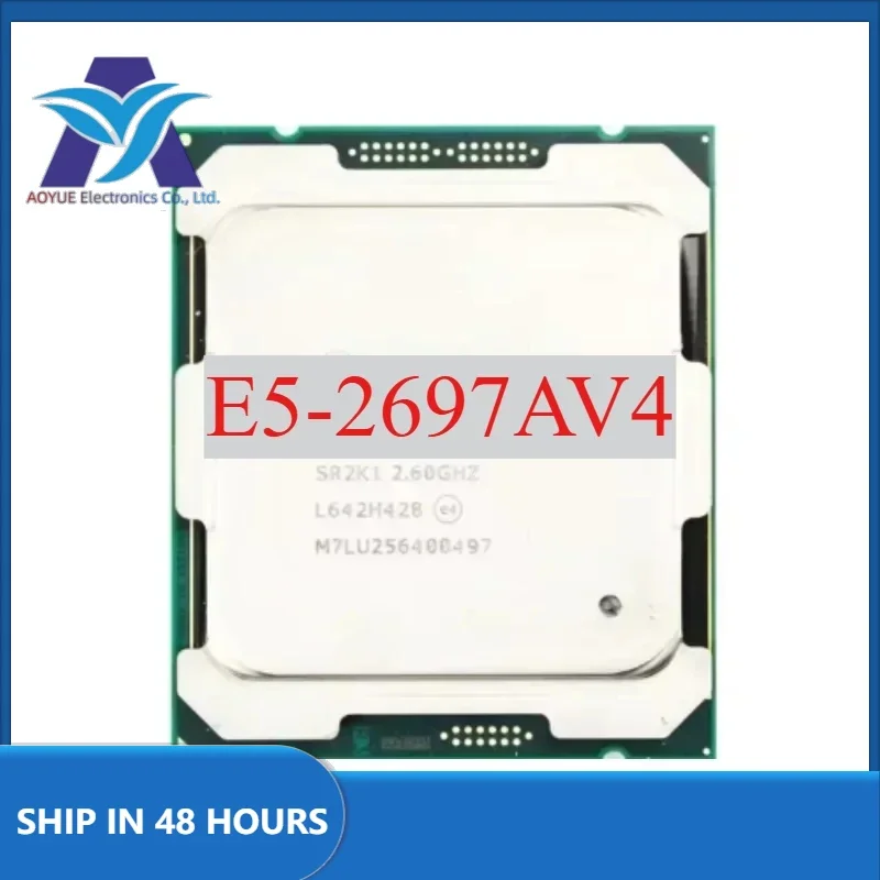 1 stks Intel Xeon E5-2697AV4 E5 2697AV4 E5-2697A V4 E5 2697A V4 2.6 GHz 16-Core 32-Draad LGA 2011-3 processor Gebruikt Test perfect