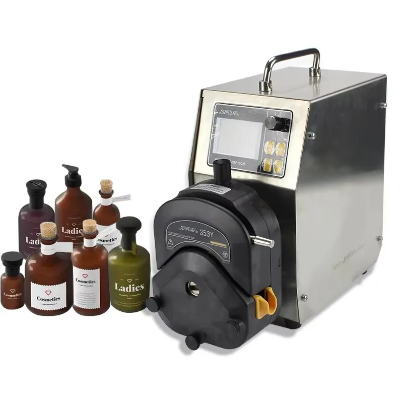 

Промышленный перистальтический насос JIHPUMP с двумя головками, большой производительностью 13,2 л/мин, интеллектуальный, 220В, для дозирования и розлива