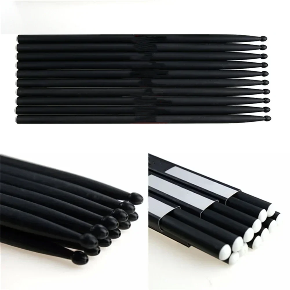 1 Pair Professional Drum Sticks 5A Carbon Fiber Drumsticks For Dumb Drum Beginners Practicing Musical Instrument Accessories