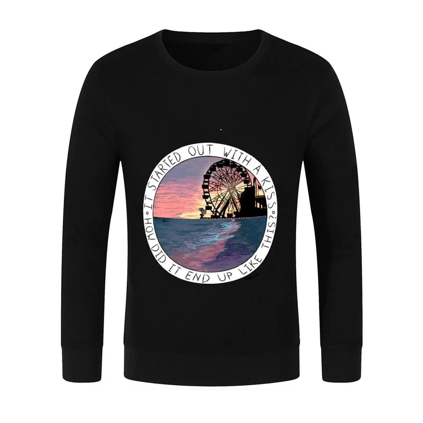 السيد برايتسايد بلوفر بلوزة رجالية ملابس الخريف ملابس رجالي طقم قميص عرق بلوزات كبيرة الحجم