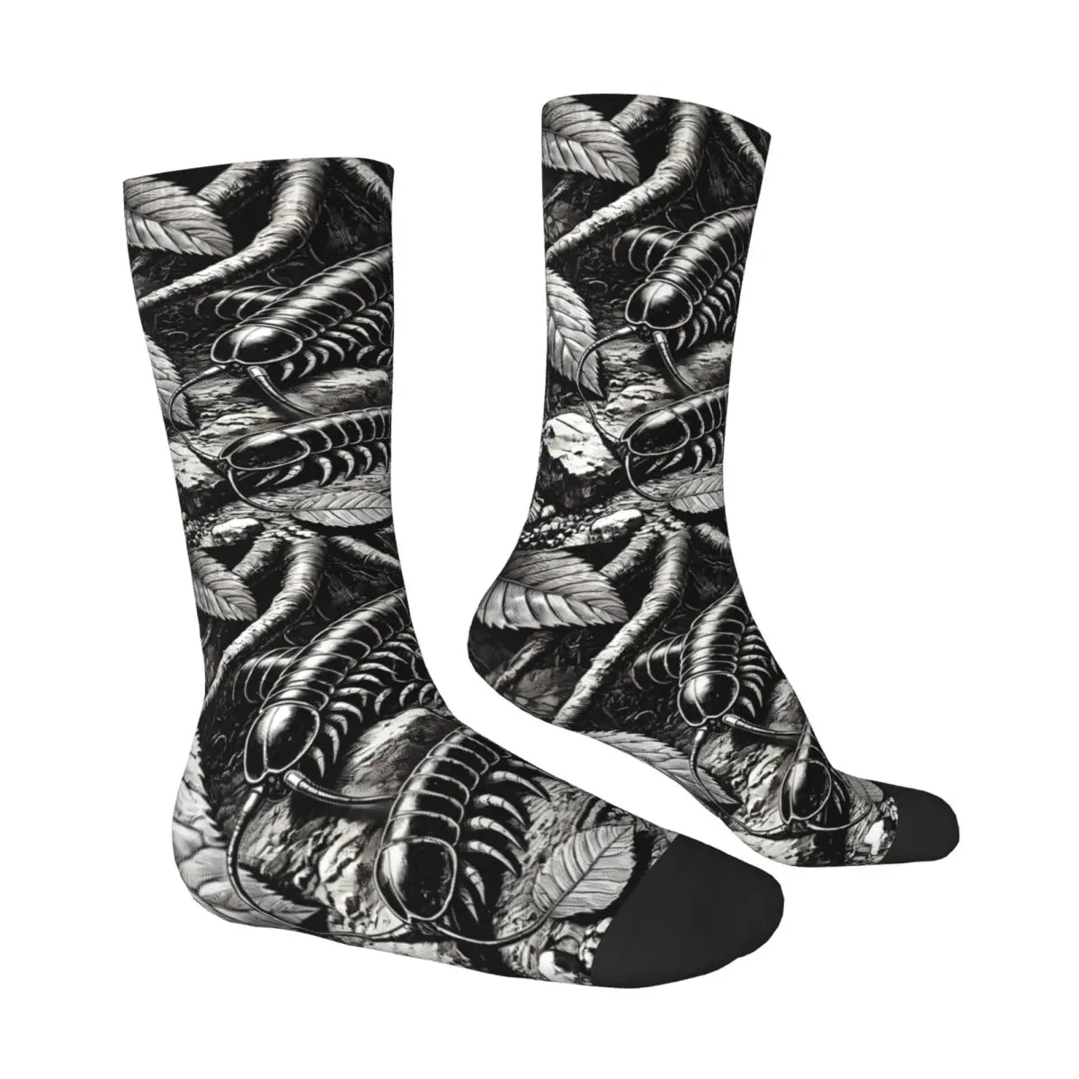 Centipede Sock Printed Man Polyester