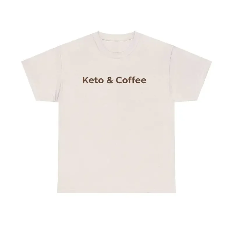 Keto Keto and Coffee Shirt cute stylish trendy diet healthy cafe lifestyle fitness - Aliexpress Deal