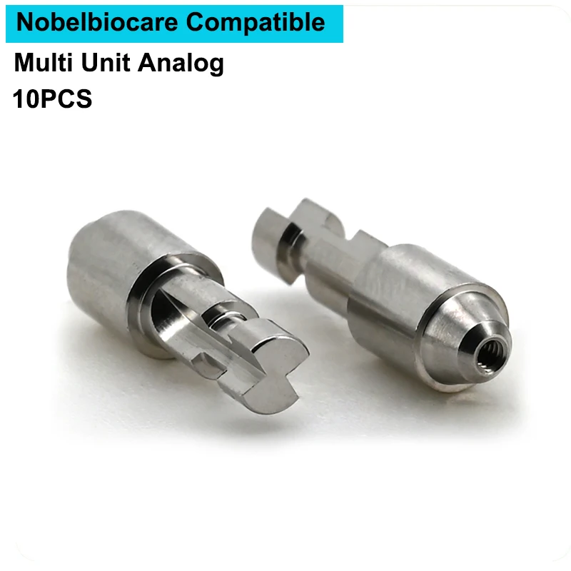 Compatible with Nobelbiocare Multi Unit Analog 10PCS Dental Esthetic-low lab Analog Model Implant Replica Laboratory Accessories