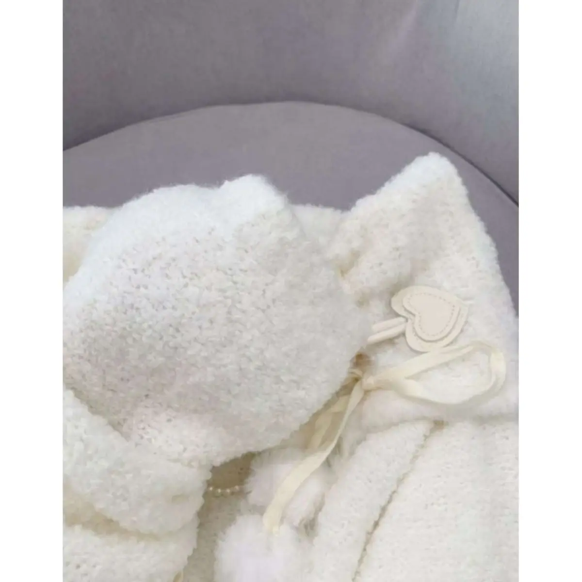 Jersey de punto con lazo fino coreano Y2K para mujer, suéter holgado japonés de encaje dulce para oficina, trajes Y2k de gran tamaño para otoño e invierno