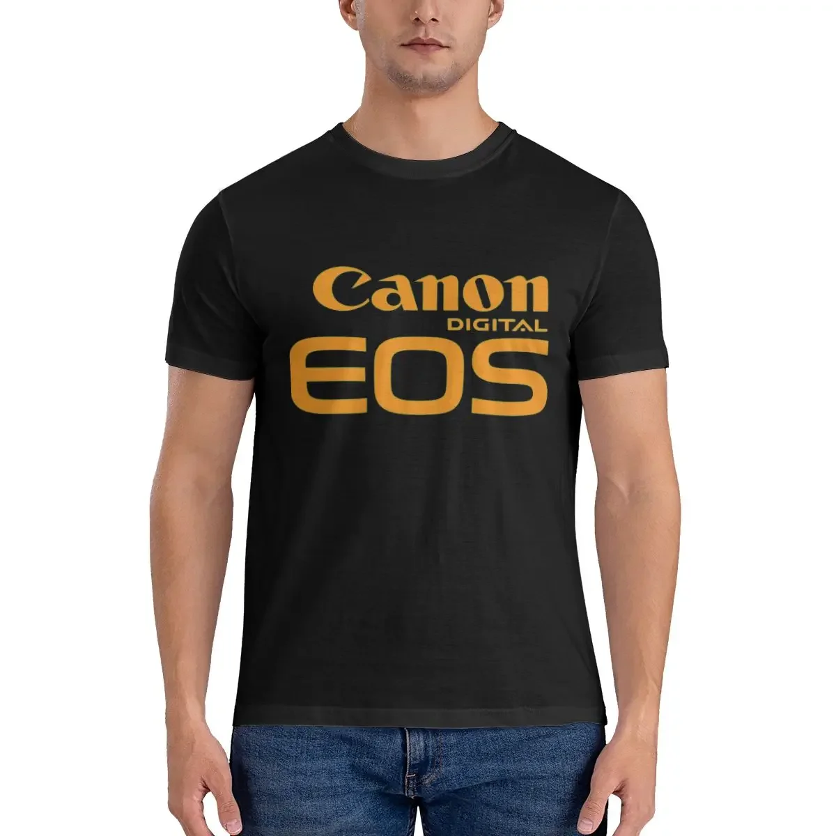 Canon DIGITAL EOC T-shirt Men Print Round Neck T-shirt Summer Fashion Short Sleeve Cotton T Shirt