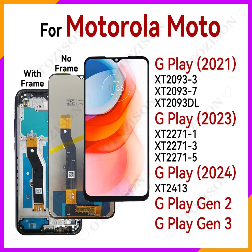 شاشة LCD مع إطار لموبايل Motorola Moto G Play 2021 XT2093 7 – تقييم شامل ودليل عملي لاستبدال الشاشة