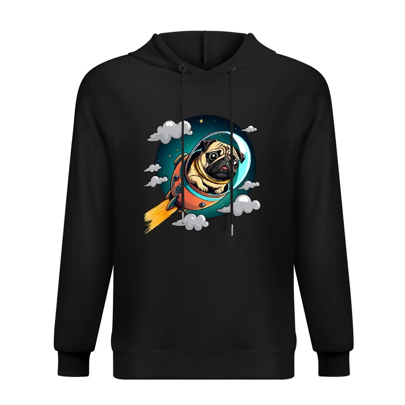 

Pugs In Space 1 Hoodie korean autumn clothes autumn jacket men japanese style blouse hoodie man