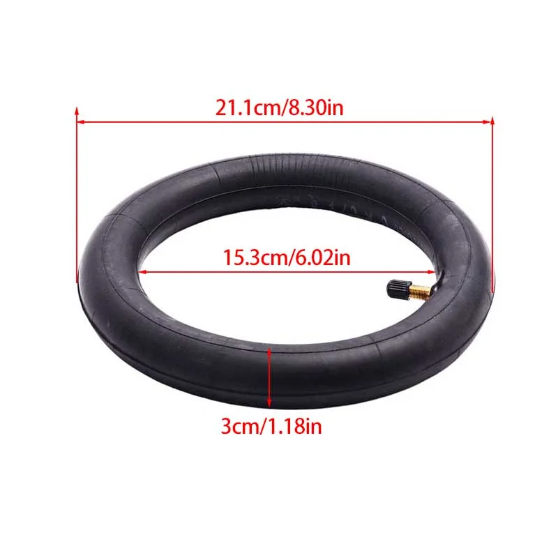 1/2/5/10pcs 8 1/2x2 inner tube, universal inflatable inner tube, wear-resistant, scooter wheel liner accessory