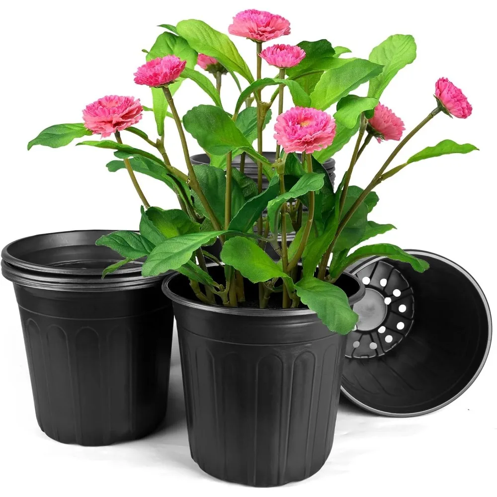 

7 Gallon Plant Pots with Drainage Holes, Ideal for Cuttings, Seeding, Succulents and Transplanting