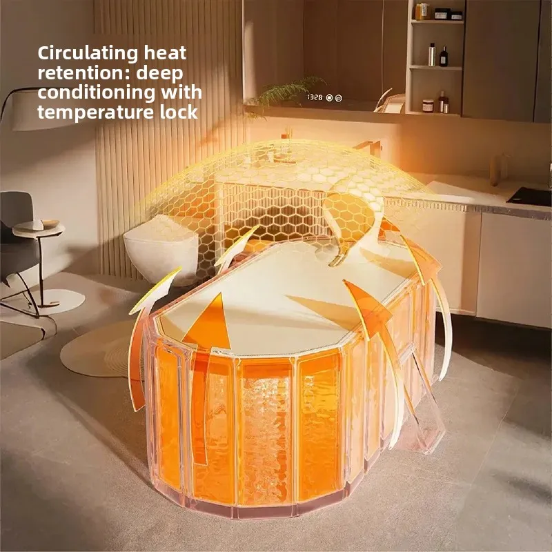 Adult Foldable Bath Tub, Quick Opening Thickened Insulated Household Soaking Bucket