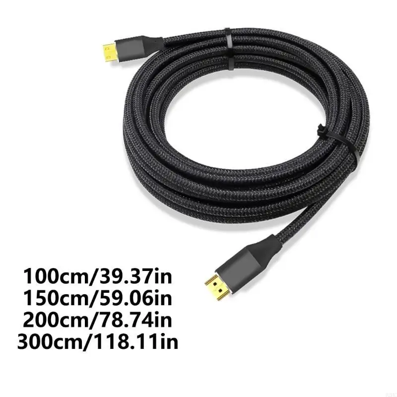 

J2HC 8K MiniHDMI to HDMI2.1 Cable 8K and 4K Displays for Camera and HDTV Connection