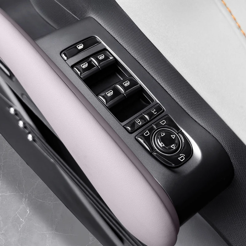 For BYD Dolphin Door Lift Window Panel Button Sticker Control Panel Epoxy Patch Supplies Automobiles Interior Accessories