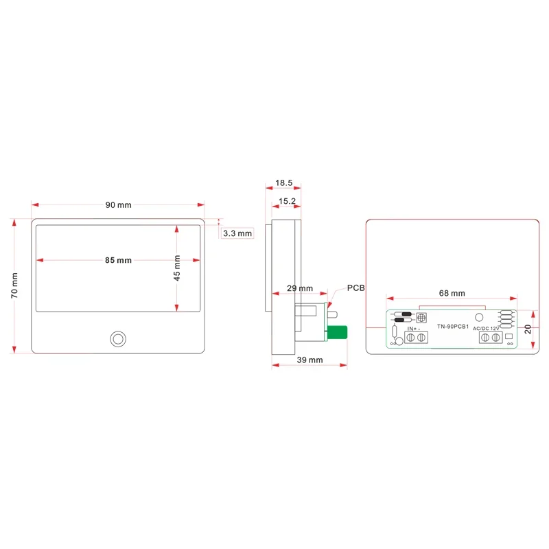 VU مستوى متر ستيريو Preamp مُضخّم صوت مجلس مؤشر DB Preamp الصوت السلطة متر مع سائق مؤشر الخلفية