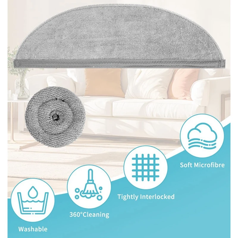 M14K-For Roborock S8 Maxv Ultra أكياس الغبار جهاز آلي لتنظيف الأتربة فرشاة جانبية رئيسية فلتر Hepa ممسحة القماش استبدال أجزاء