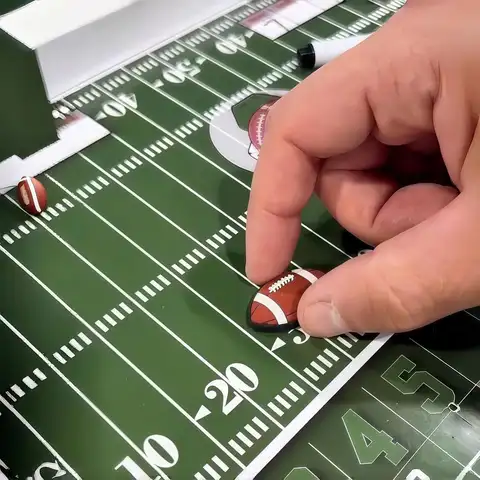 Football Dice Game Tabletop Football Board Game With Dice Tray Portable Strategy Game For Family Game Nights Party Icebreakerss