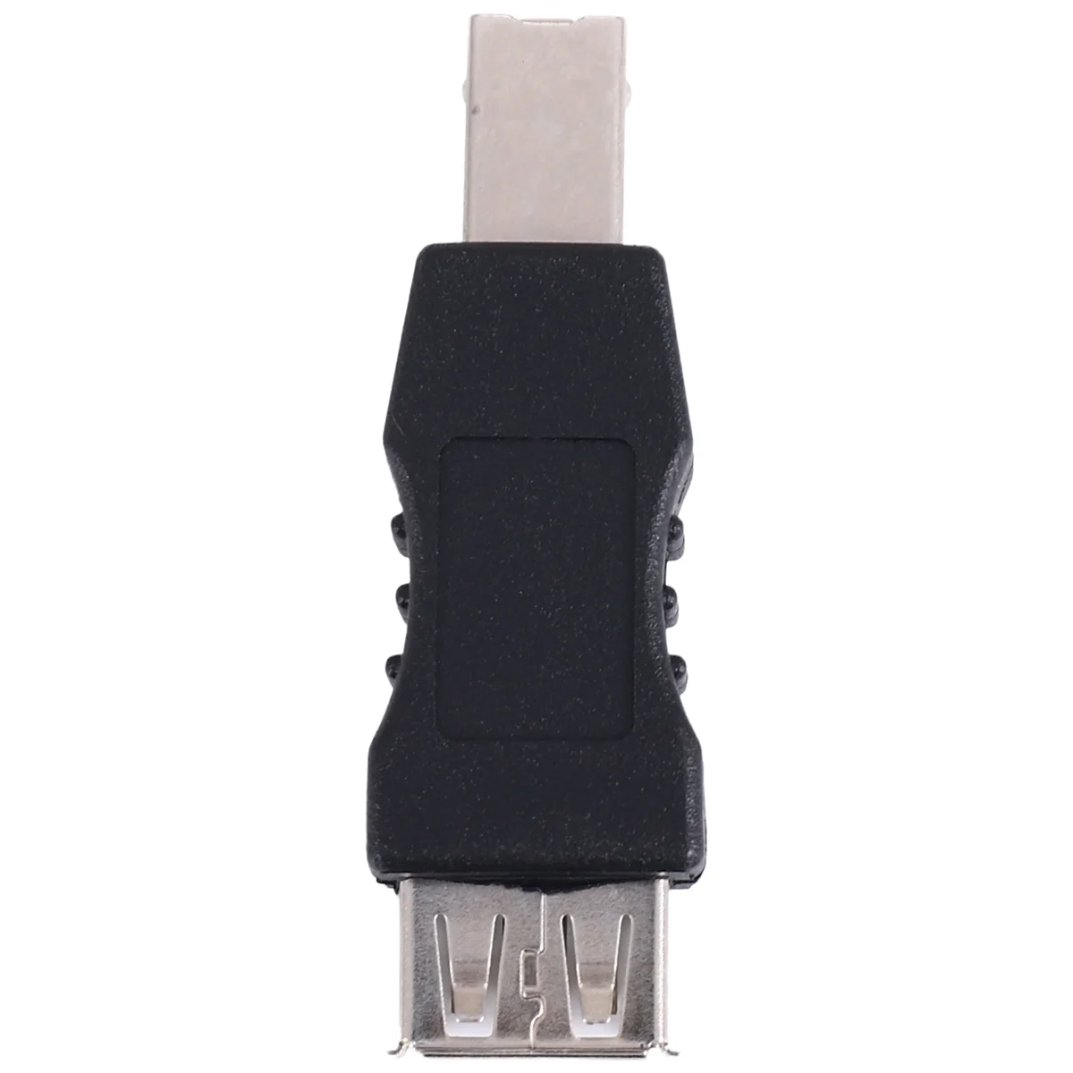 محول طابعة USB QA88X من النوع A أنثى - نوع B لهجة فضية سوداء للرجال