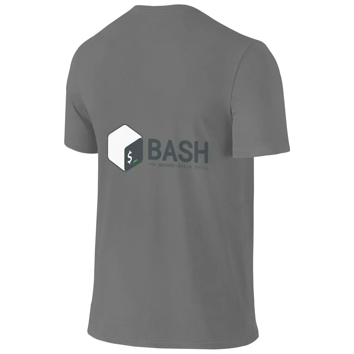 Linux Bash Nude Feeling Reversible T-shirtKorean-Style Vibe Simple And Elegant Shirt