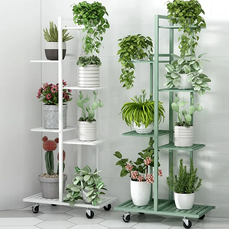 رف الزهور رفوف النباتات المعدنية شرفة غرفة المعيشة الطابق متعدد الطبقات رفوف النباتات اناء للزهور حديقة الأثاث Plantenrek FYPS