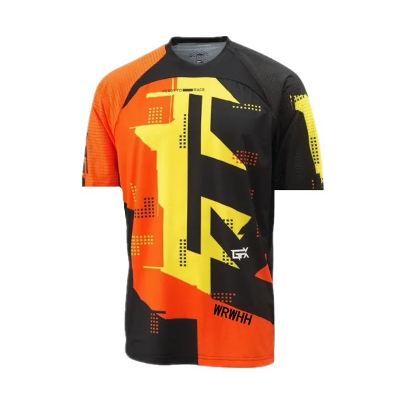 Jersey Short Sleeve Motocross Downhill Jersey Shirts Mountain Bike Moto Clothing MX Summer Enduro MTB T-shirt cycling jersey