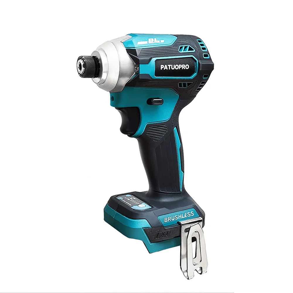 1/4-Inch Hex Electric Cordless Impact Driver Brushless 4-Speed Home Rechargable Impact Wrench For Makita 18V Battery(No Battery)