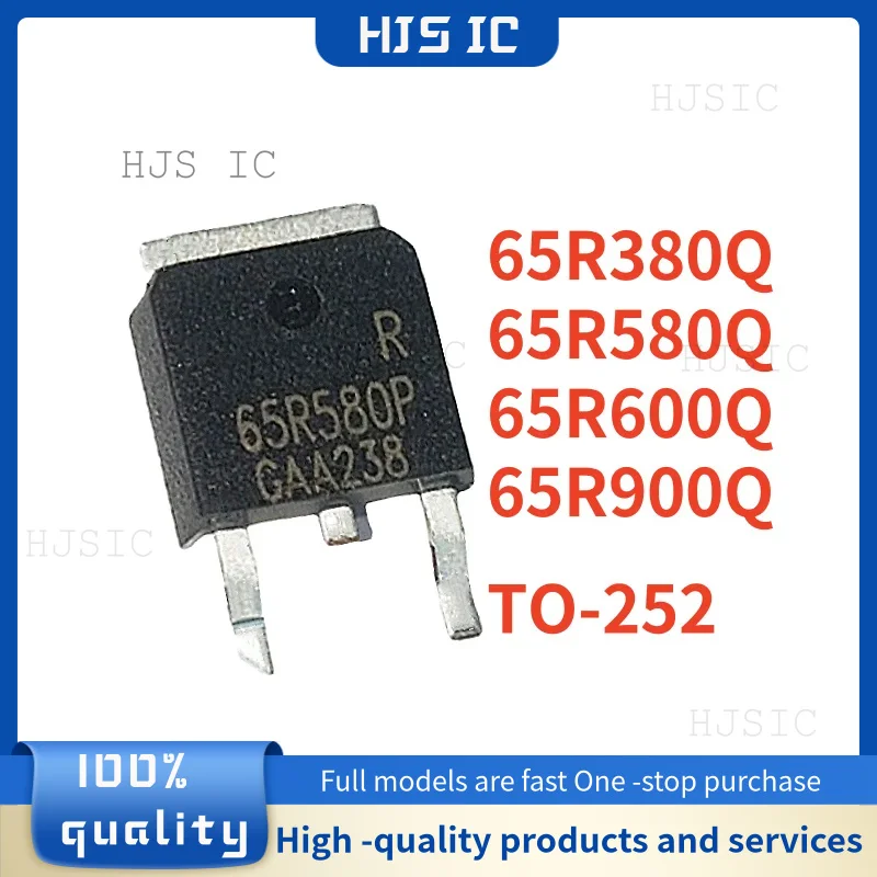 10PCS 100% New 65R900Q 65R600Q 65R380Q 65R580Q MMD65R900Q MMD65R600Q MMD65R380Q MMD65R580Q TO-252 In Stock
