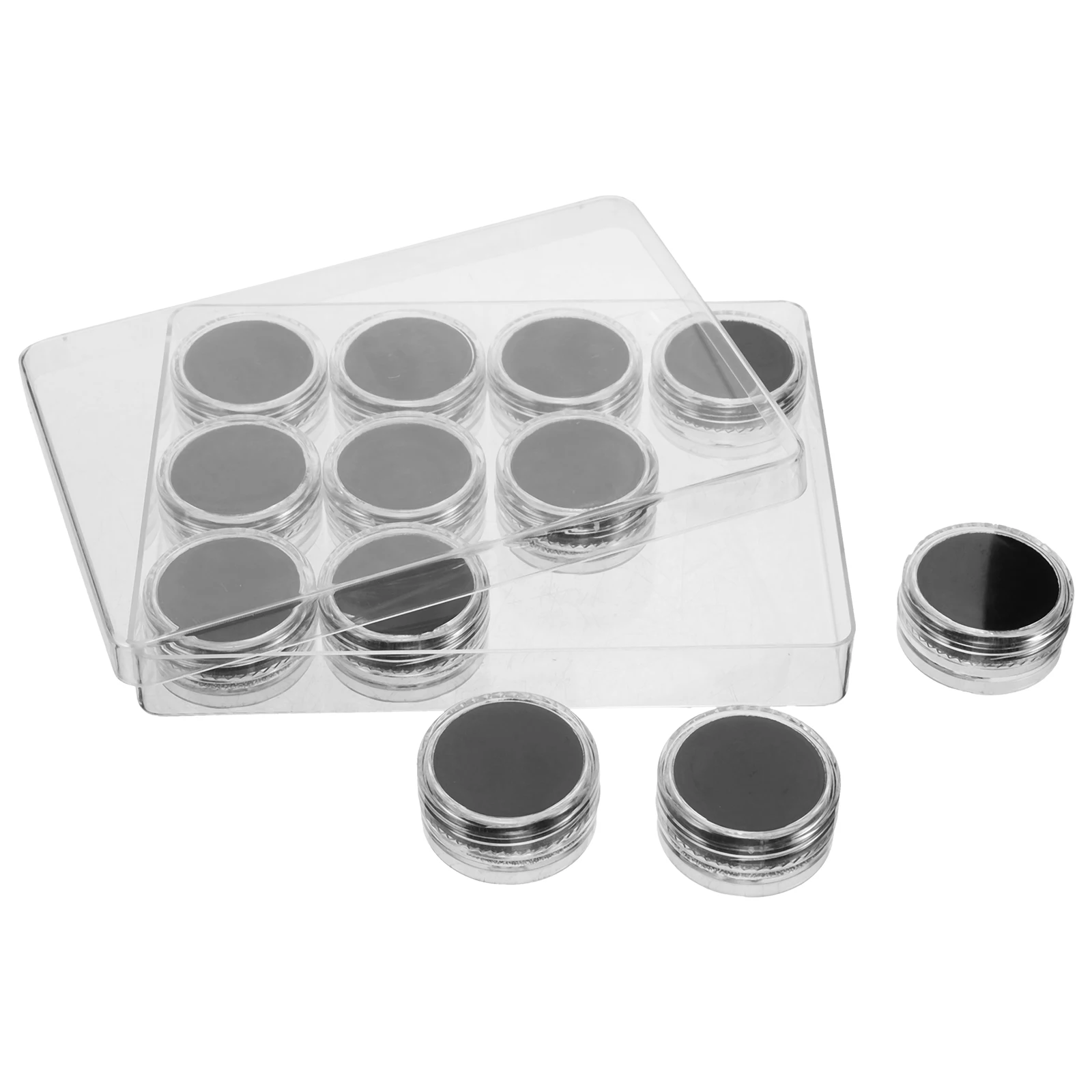 

1 комплект, акриловая каменная коробка, большая вместительная витрина для драгоценных камней, прозрачная витрина для хранения ювелирных изделий, колец, брошь, булавки, бусины