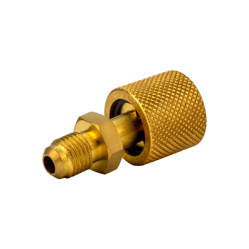 R123yf Refrigerant Gas Charging Hose 7/16M X 5/16F Vacuum Pump Adapter Conversion Valve for Automobile Air Conditioning Auto Par